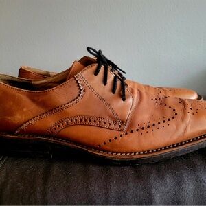 Skechers Tan Leather Men's Oxfords